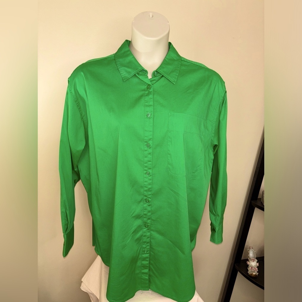 NWOT A New Day Kelly Green Shirt. Sz. XXL